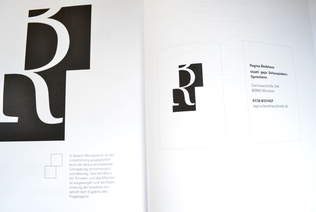 Kilian Schwaiger – Typografische Monogrammgestaltung
